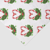 Papier Mousseline Sucre de canne Coeurs Joyeuses Fêtes Joyeuses Noël (Détail)