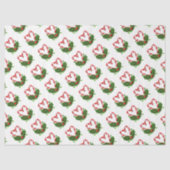 Papier Mousseline Sucre de canne Coeurs Joyeuses Fêtes Joyeuses Noël (Recto)