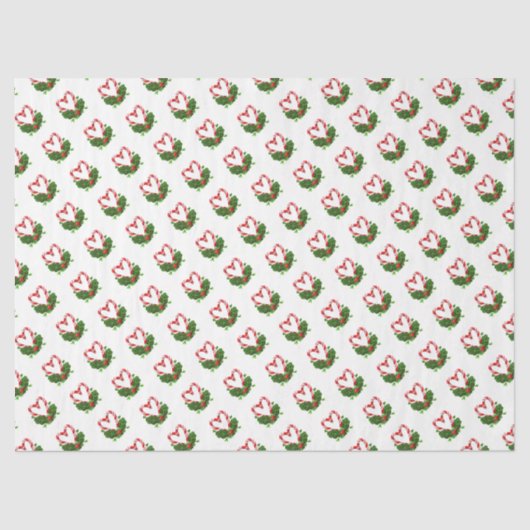 Papier Mousseline Sucre de canne Coeurs Noël Fête Douce Festive (Recto)