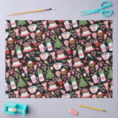 Papier Mousseline Sucre de canne de Noël Sweets Motif (Artisanat)