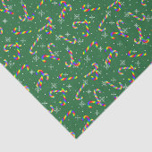 Papier Mousseline Sucres de canne arc-en-ciel Noël (Détail)