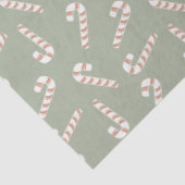 Papier Mousseline Sucres de canne Noël vert (Détail)