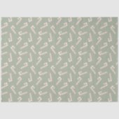 Papier Mousseline Sucres de canne Noël vert (Recto)