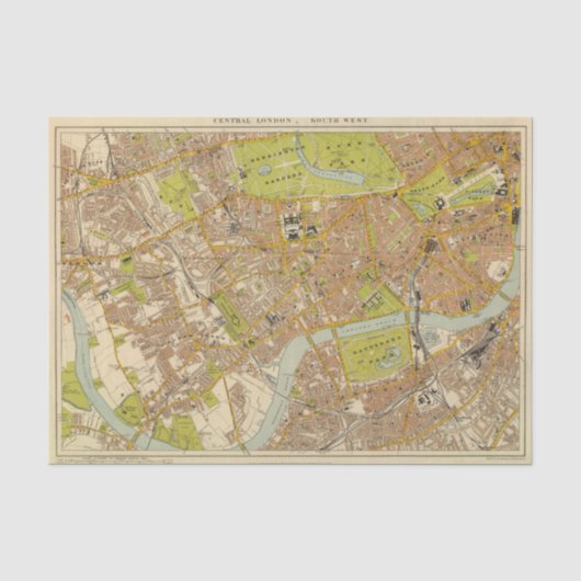Papier Mousseline Sud-ouest de Londres (Recto)