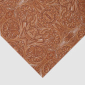 Papier Mousseline sud-ouest motif pays occidental à outils cuir (Détail)