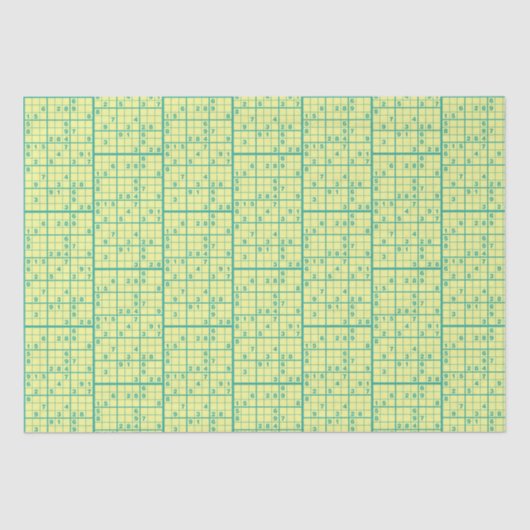 Papier Mousseline Sudoku (Recto)