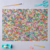 Papier Mousseline Sugar sprinkles colorful (Artisanat)