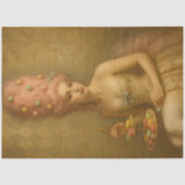 Papier Mousseline Sugared Silence – Pastel Macaron Rococo Fantasy (Recto)