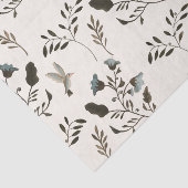 Papier Mousseline Suite de Faire-part de mariage d'aquarelle Wild Bl (Détail)