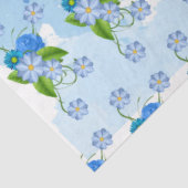 Papier Mousseline Summer Blue Design Series 7 (Détail)