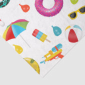 Papier Mousseline Summer Party Beach Pool Motif Amusant (Détail)