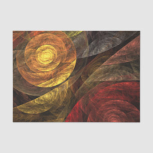 Papier Mousseline Sun Flower Floral Moderne Art Motif Abstrait