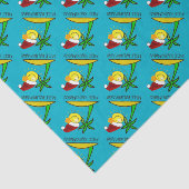 Papier Mousseline Sun Père Noël - Mele Kalikimaka (Détail)