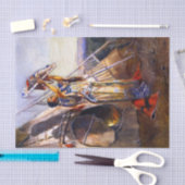 Papier Mousseline "Sun Worshiping in Montana" de Charles Russell (Artisanat)