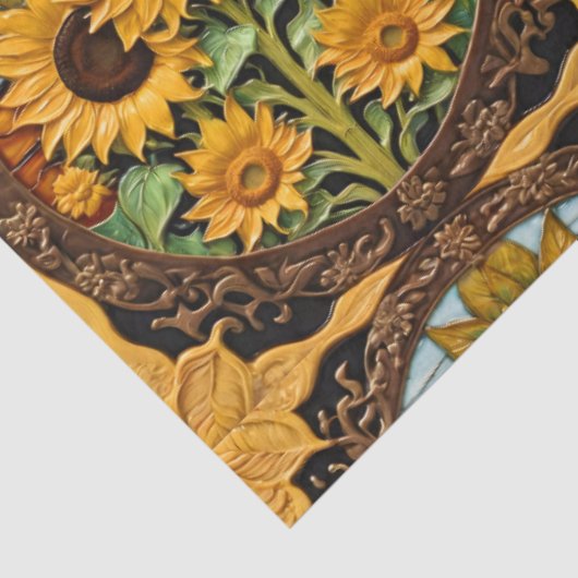Papier Mousseline Sunflower Collection tendance Belle (Détail)