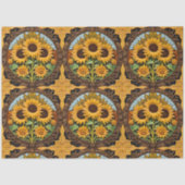 Papier Mousseline Sunflower Collection tendance Belle (Recto)