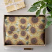 Papier Mousseline Sunflower Garden In Full Bloom (Cadeau)