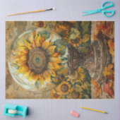 Papier Mousseline Sunflower Globe (Artisanat)
