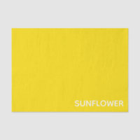 Sunflower jaune Nom de la couleur