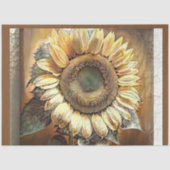 Papier Mousseline Sunflower Picture Art moderne Collection (Recto)