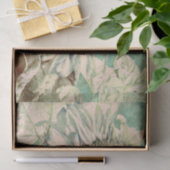 Papier Mousseline Sunflower Vintage Pastel Decoupage (Cadeau)