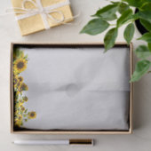 Papier Mousseline Sunflowers in a Field (Cadeau)