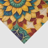 Papier Mousseline Sunflowers Modern Beautiful Collection (Détail)