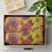 Papier Mousseline Sunflowers Motif sans couture (Cadeau)