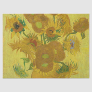 Papier Mousseline Sunflowers - Vincent van Gogh