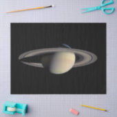Papier Mousseline Sunlit Saturn Gas géant Planet par Cassini (Artisanat)