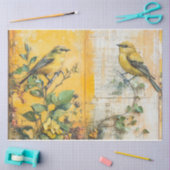 Papier Mousseline Sunny Yellow Bird Journal (Artisanat)
