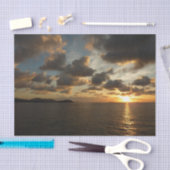 Papier Mousseline Sunrise aux îles Virgin (Artisanat)