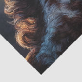 Papier Mousseline Sunset Foal Portrait Art Decoupage (Détail)