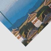 Papier Mousseline Sunset on Dochula Pass - Bhutan, Himalaya (Détail)