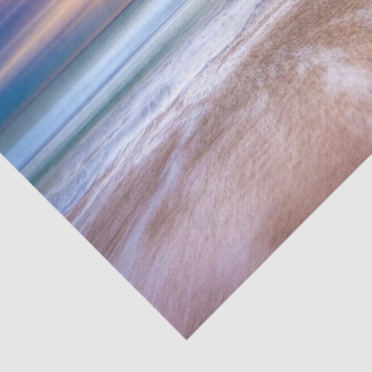 Papier Mousseline Sunset plage (Détail)