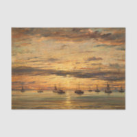 Sunset Scheveningen par Hendrik Willem Mesdag