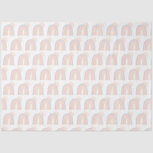 Papier Mousseline Sunshine and Rainbows (Recto)