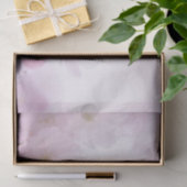 Papier Mousseline Super Doux À L'Air Grande Fleurs Roses (Cadeau)