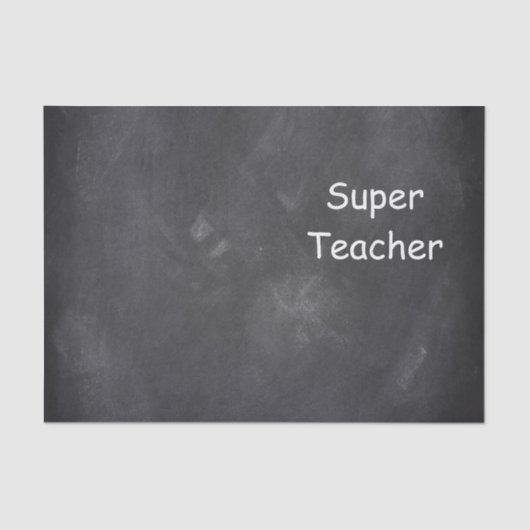 Papier Mousseline Super Teacher Chalkboard (Recto)