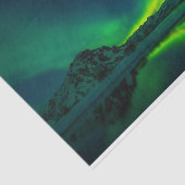 Papier Mousseline Superbe Aurora verte (Détail)