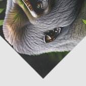 Papier Mousseline Superbe Gorille Argent - Jungle King (Détail)