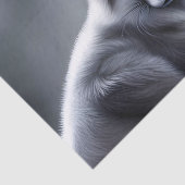 Papier Mousseline Superbe Renard Artique (Détail)