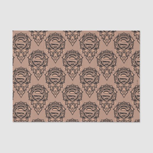 Papier Mousseline Supergirl Mandala Graphic (Recto)