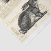 Papier Mousseline Sur La Ferme Ferme Française Mono Découpage (Détail)