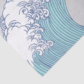 Papier Mousseline Surf asiatique japonais Vague Art Ocean Art (Détail)