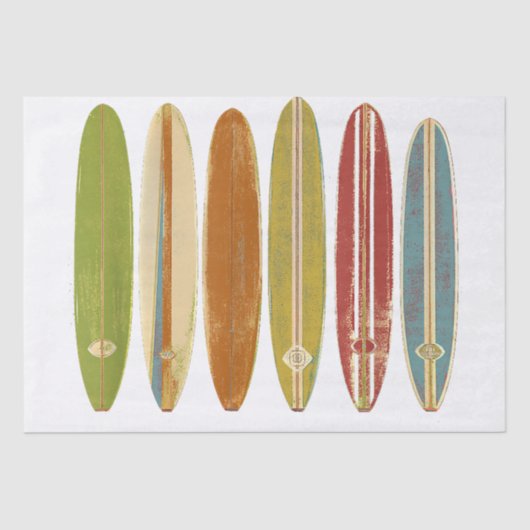 Papier Mousseline Surf de Longboard (Recto)