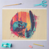 Papier Mousseline Surf des os crâniens Ride #3 Découpage (Artisanat)