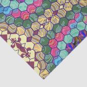 Papier Mousseline Surface composée maison (Détail)