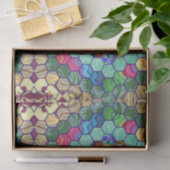 Papier Mousseline Surface composée maison (Cadeau)