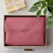 Papier Mousseline Surface texturée rouge avec un motif subtil en spi (Cadeau)